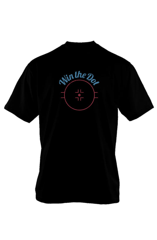 Win the Dot 90s Throwback Oversized Heavyweight Tee Black | Barn Garb Hockey Threads