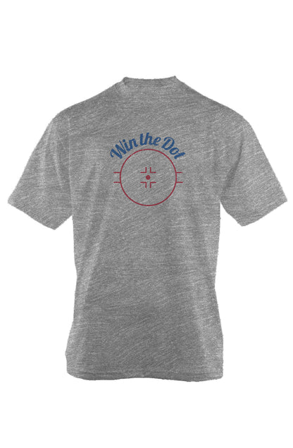 Win the Dot 90s Throwback Oversized Heavyweight Tee Grey | Barn Garb Hockey Threads