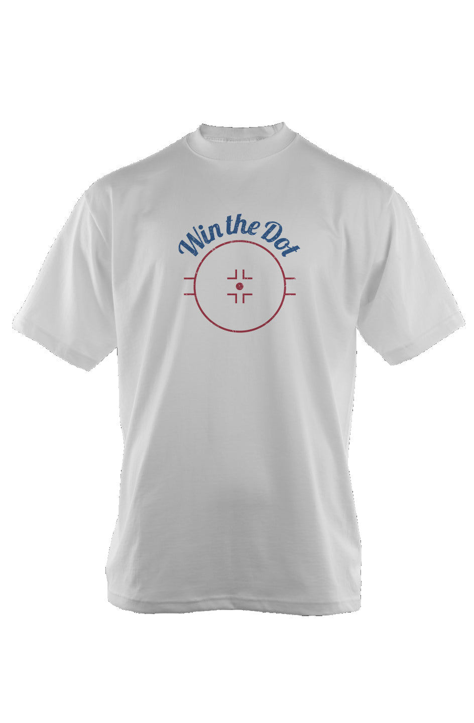 Win the Dot 90s Throwback Oversized Heavyweight Tee White | Barn Garb Hockey Threads