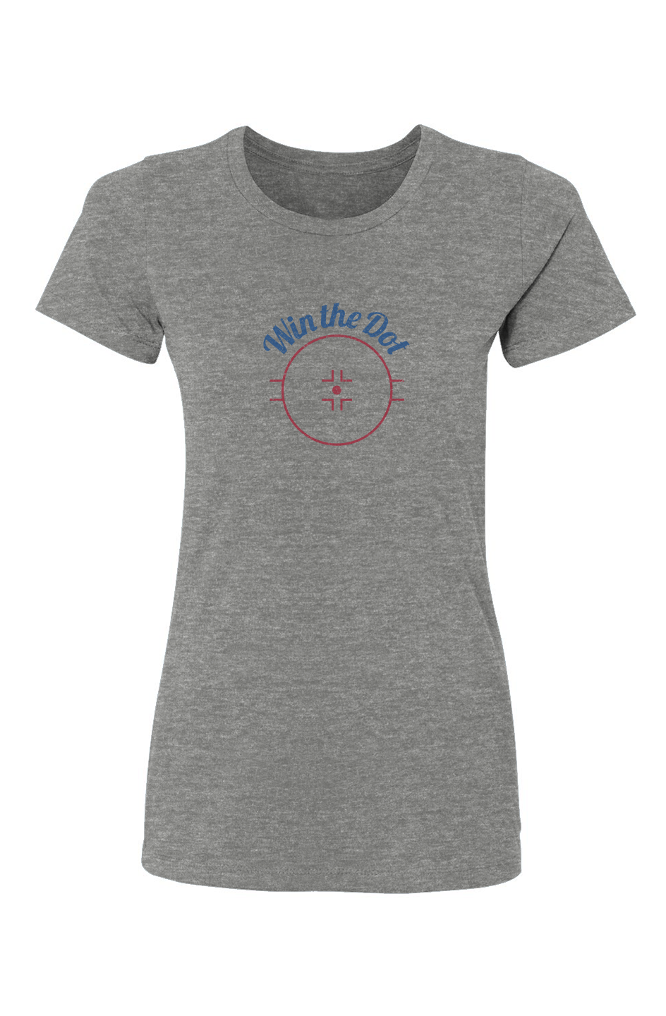 Win the Dot Barn Babe Tee Grey | Barn Garb Hockey Threads
