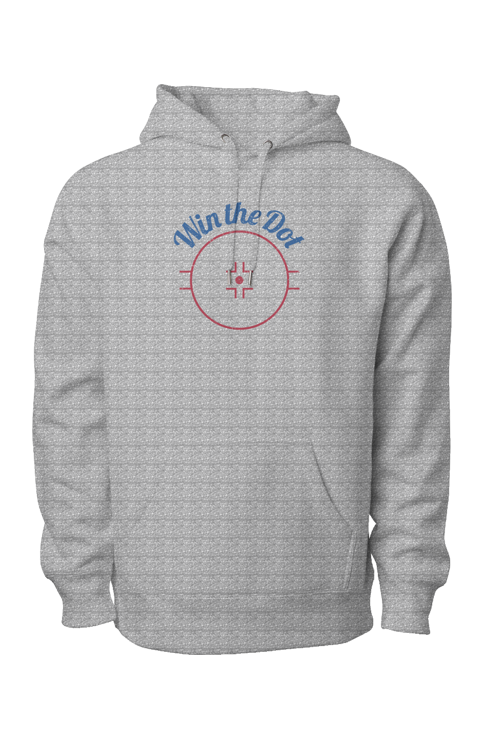 Win the Dot Legend Heavyweight Cross Grain Hoodie Grey | Barn Garb Hockey Threads