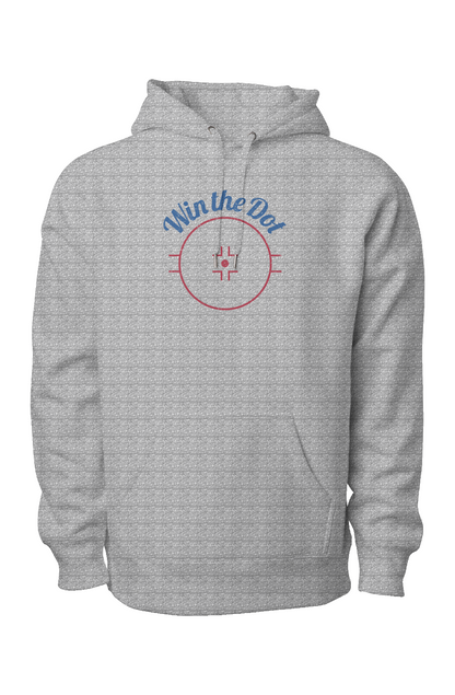 Win the Dot Legend Heavyweight Cross Grain Hoodie Grey | Barn Garb Hockey Threads