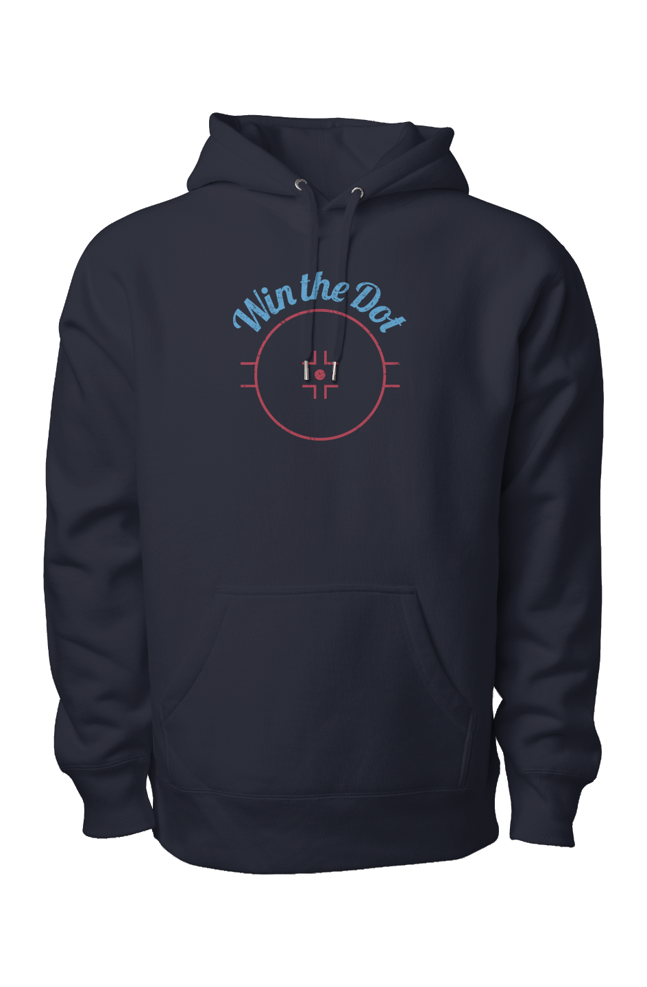 Win the Dot Legend Heavyweight Cross Grain Hoodie Navy Blue | Barn Garb Hockey Threads
