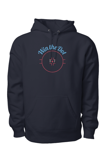 Win the Dot Legend Heavyweight Cross Grain Hoodie Navy Blue | Barn Garb Hockey Threads