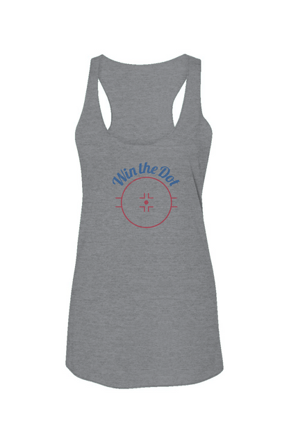 Win the Dot Racerback Barn Tank Grey | Barn Garb Hockey Threads