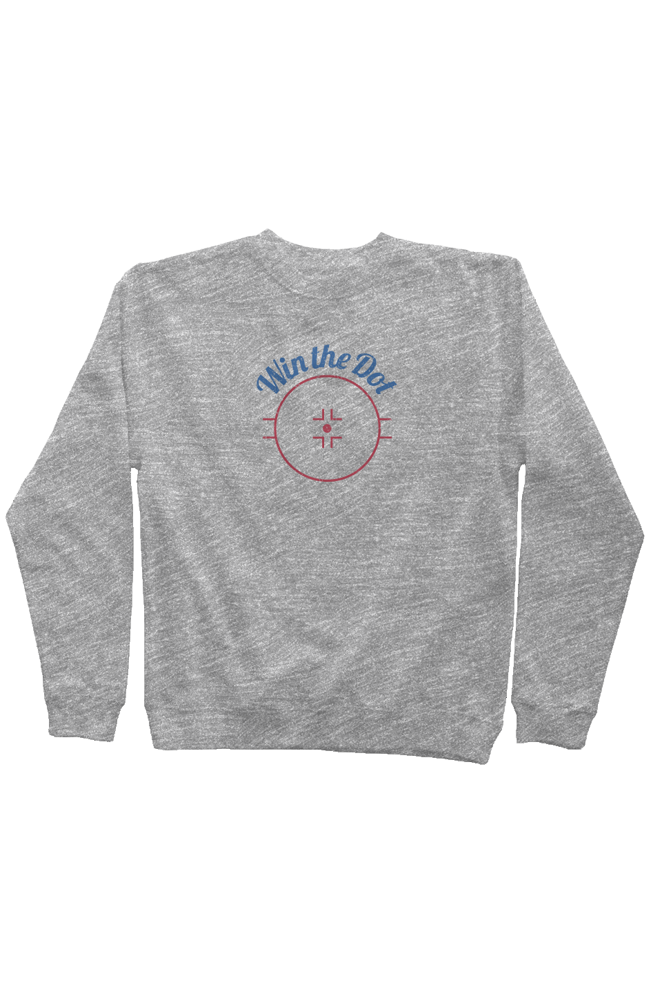Win the Dot Rinkside Crewneck Sweatshirt  Grey | Barn Garb Hockey Threads