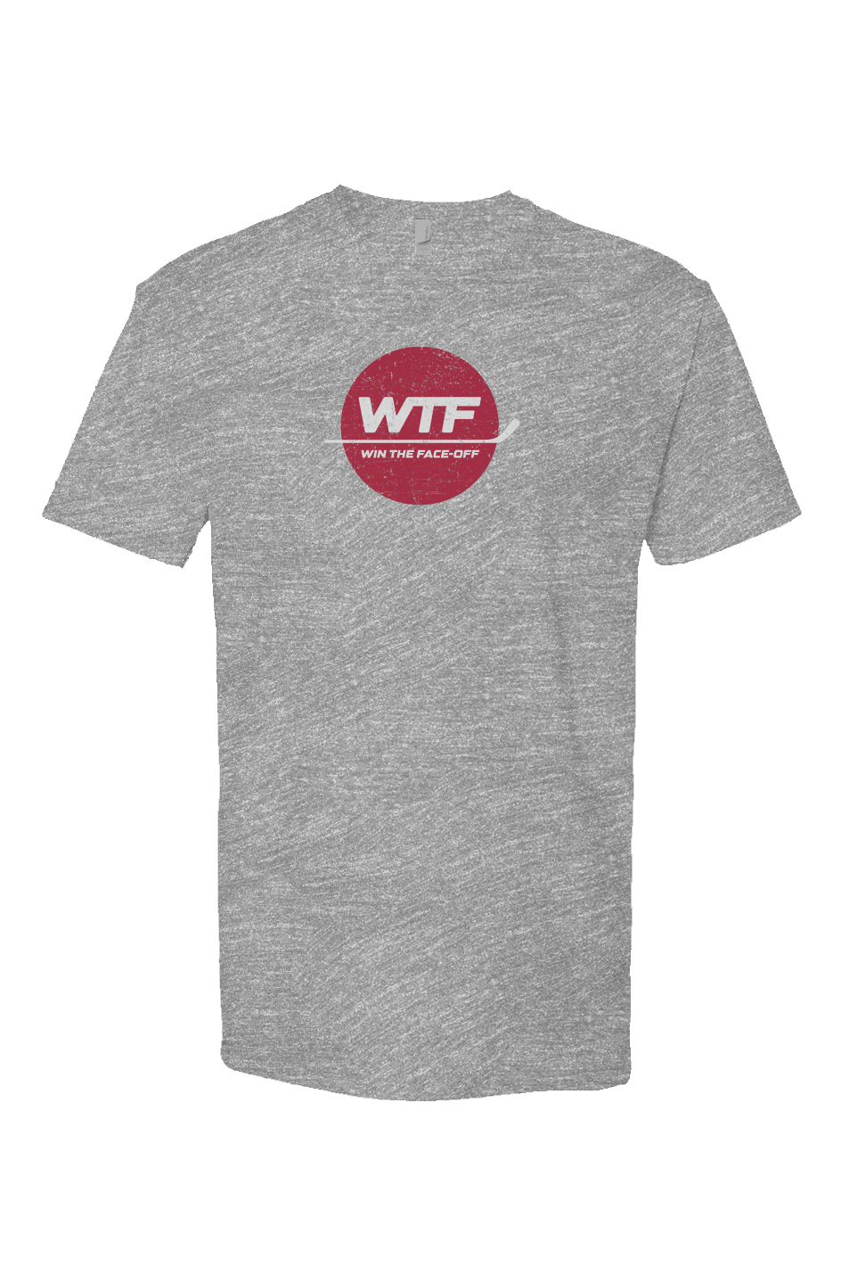 Win the Faceoff Breakaway Performance Tee Grey | Barn Garb Hockey Threads
