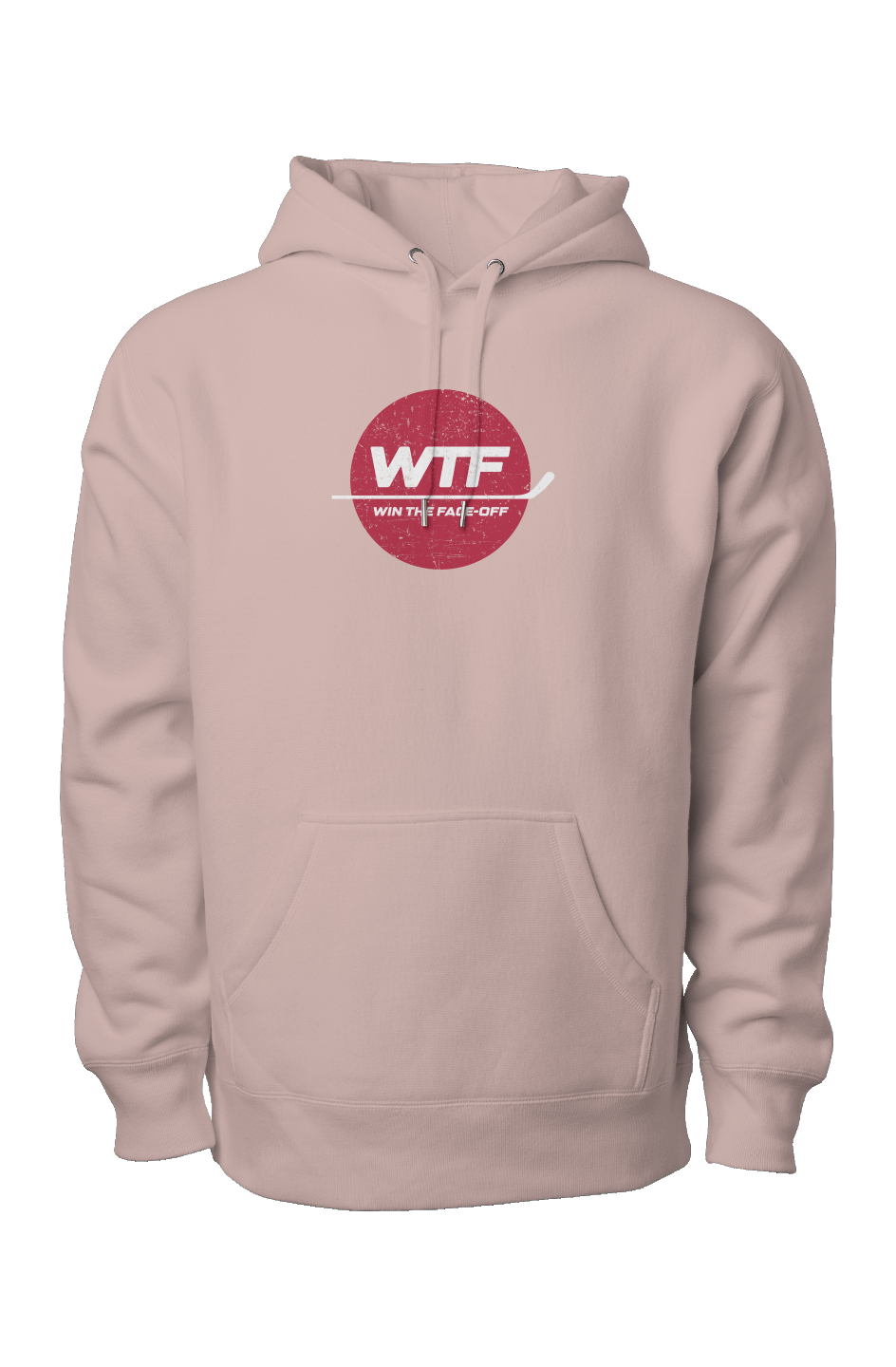 Win the Faceoff Legend Heavyweight Cross Grain Hoodie Pink | Barn Garb Hockey Threads