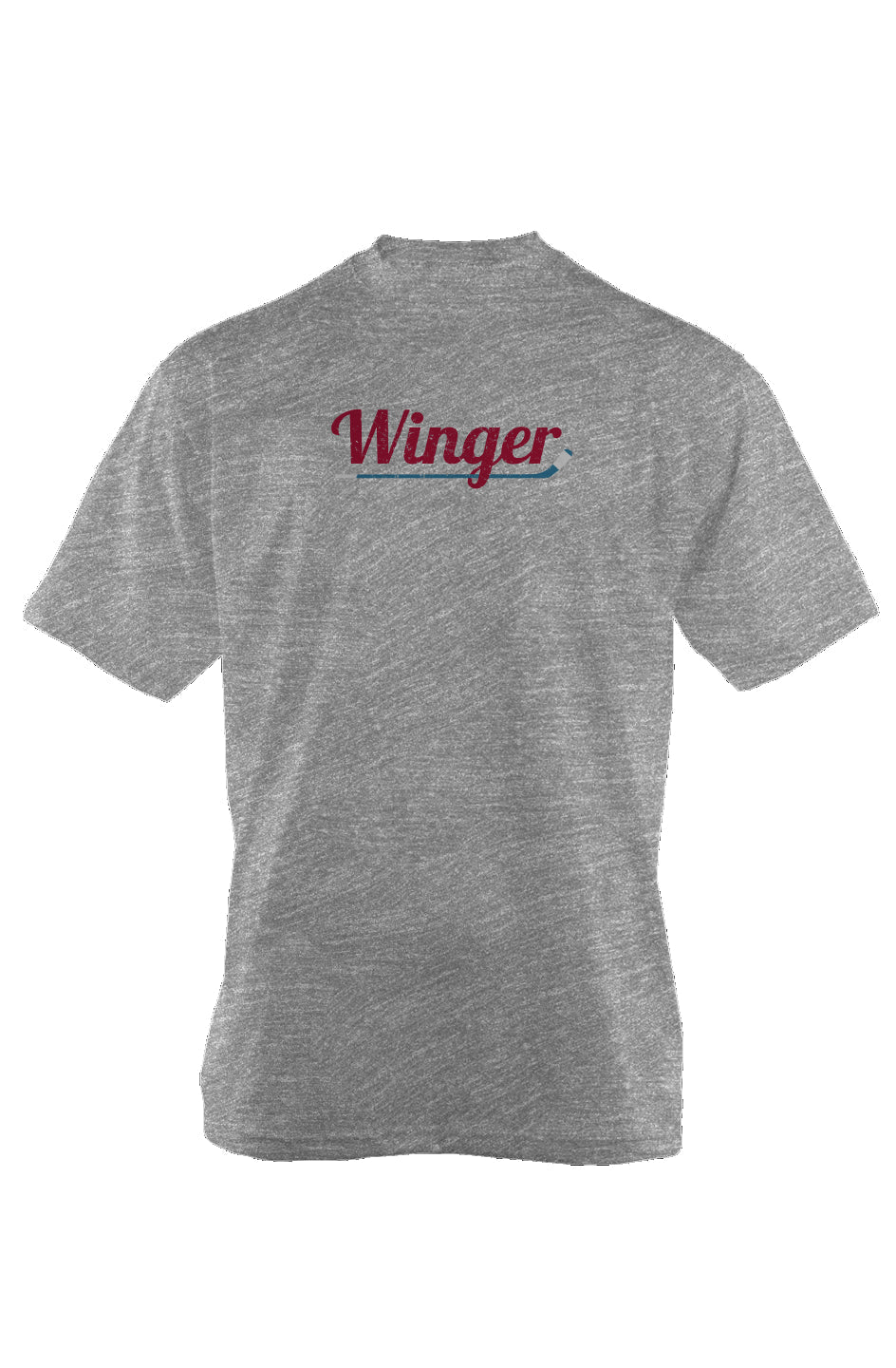 Winger 90s Throwback Oversized Heavyweight Tee Grey | Barn Garb Hockey Threads
