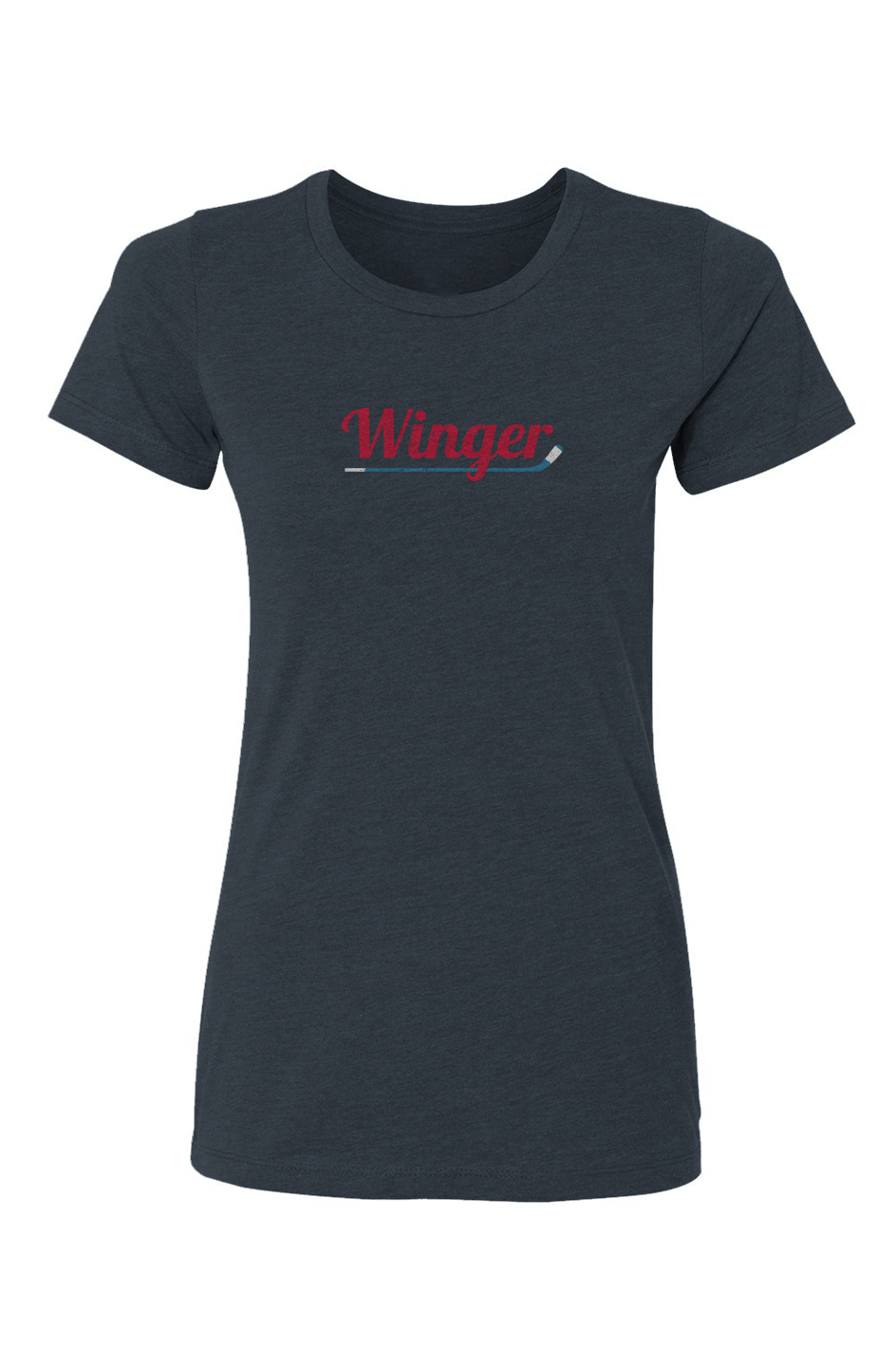 Winger Barn Babe Tee Navy | Barn Garb Hockey Threads