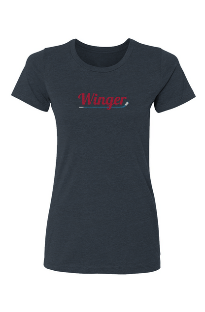 Winger Barn Babe Tee Navy | Barn Garb Hockey Threads