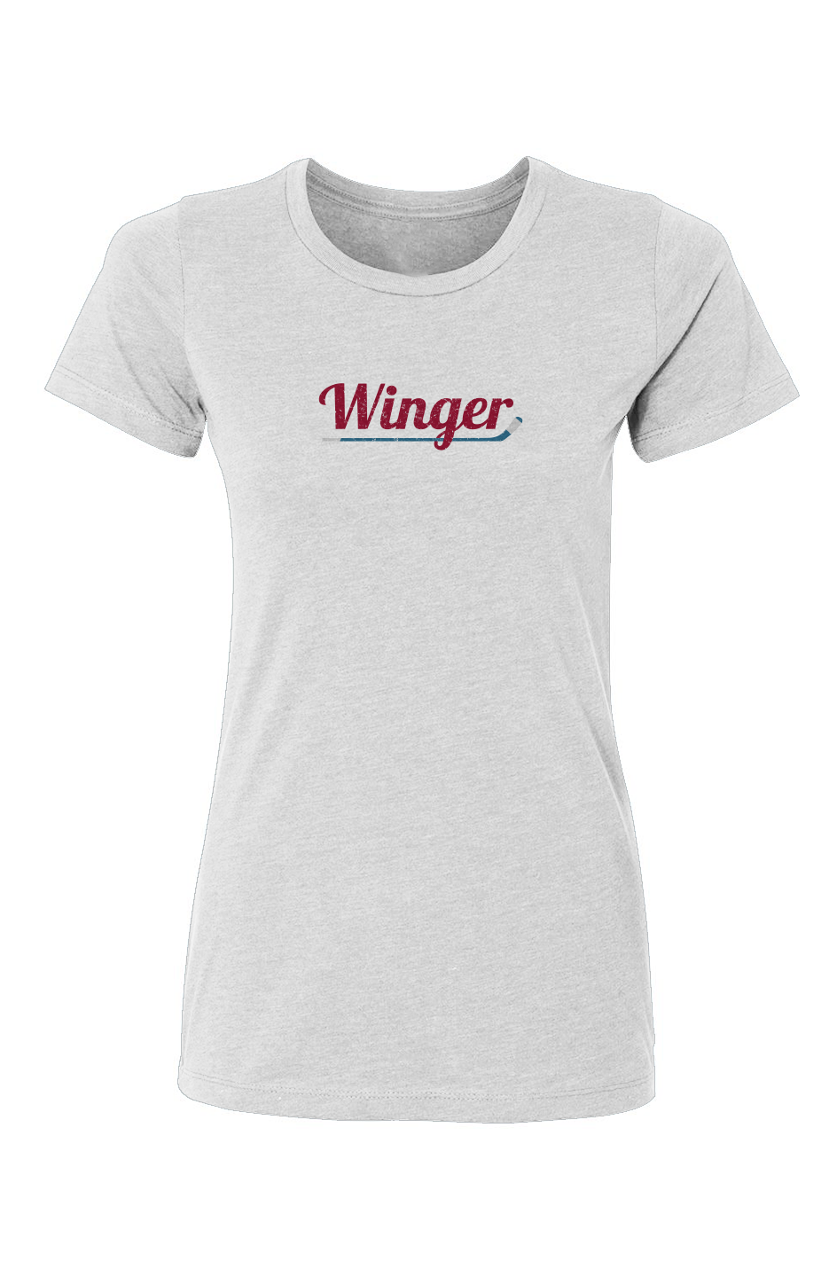 Winger Barn Babe Tee White | Barn Garb Hockey Threads