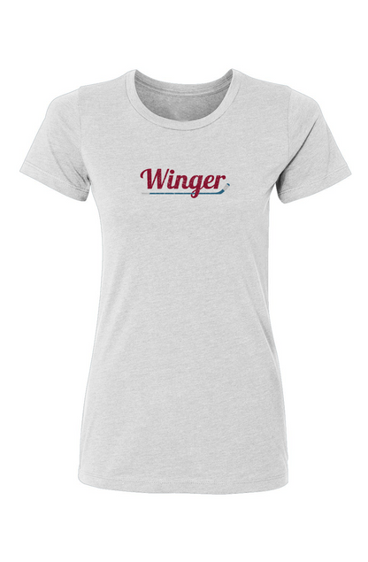 Winger Barn Babe Tee White | Barn Garb Hockey Threads