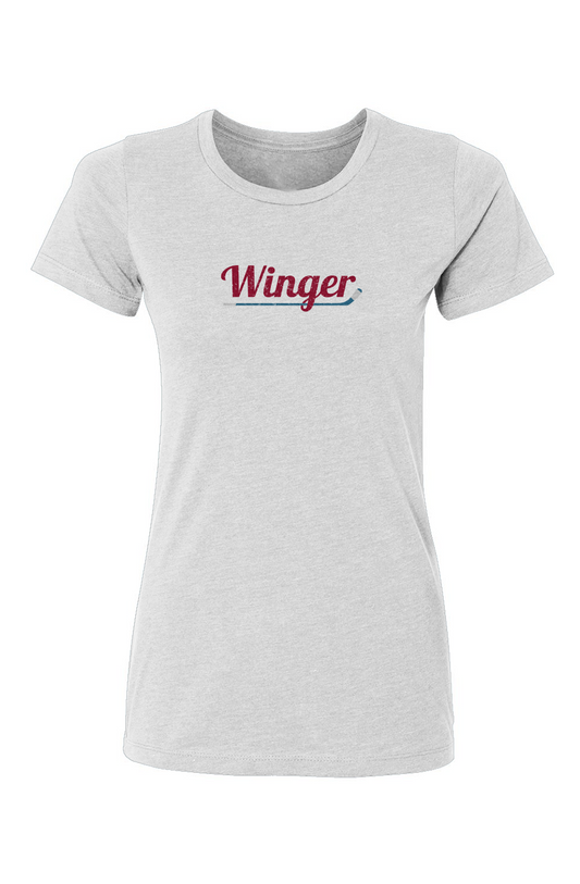 Winger Barn Babe Tee White | Barn Garb Hockey Threads
