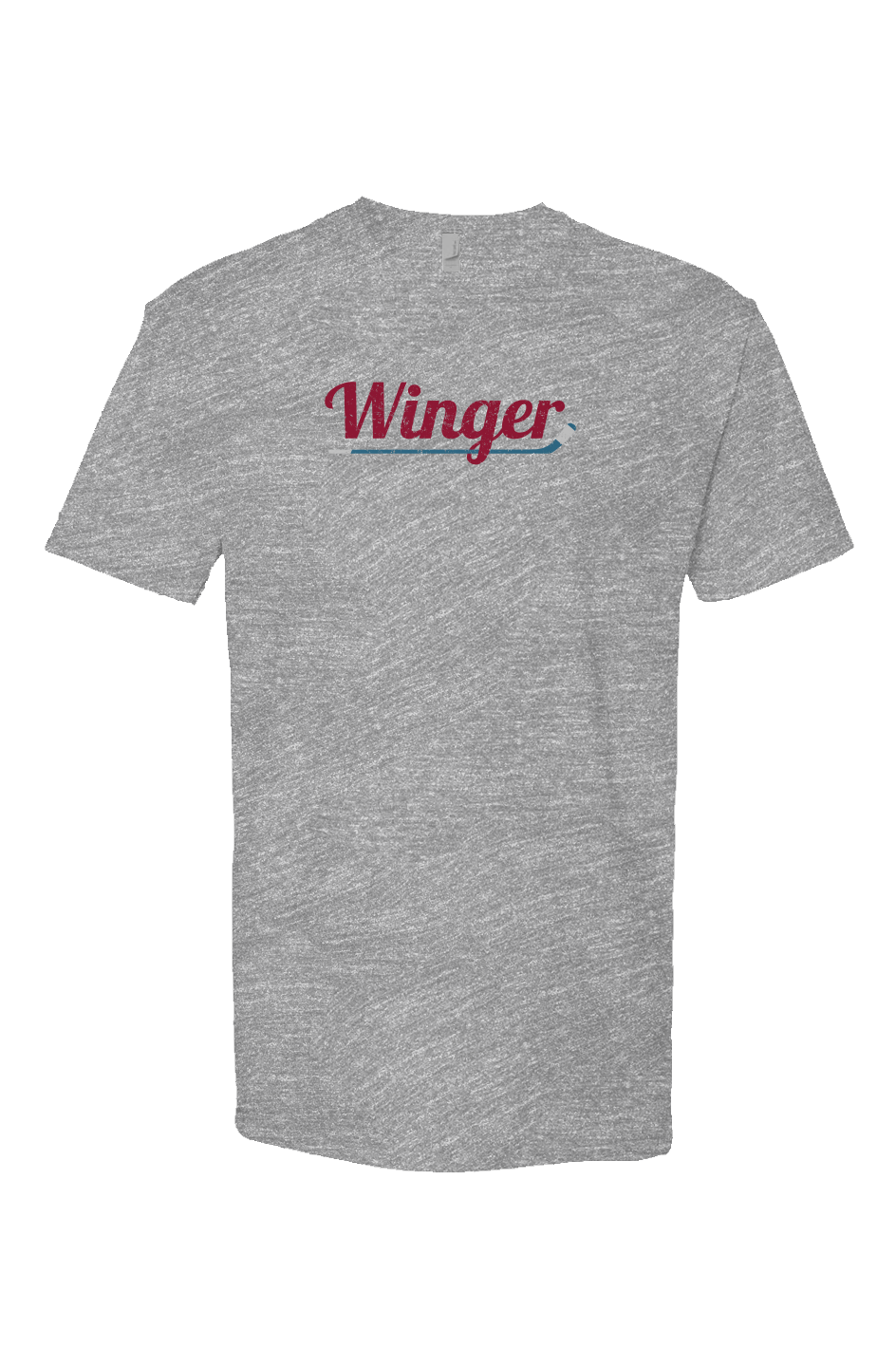 Winger Breakaway Performance Tee Grey | Barn Garb Hockey Threads