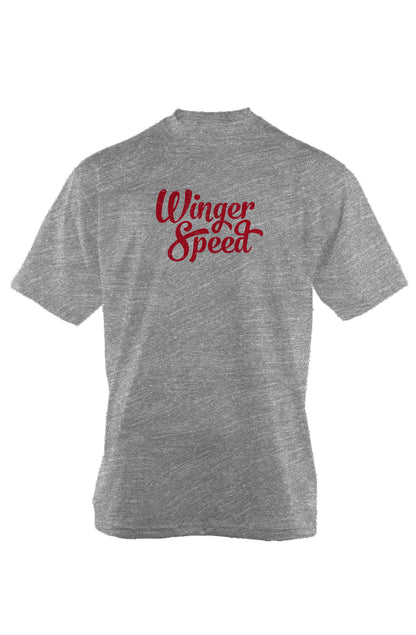 Winger Speed 90s Throwback Oversized Heavyweight Tee Grey | Barn Garb Hockey Threads