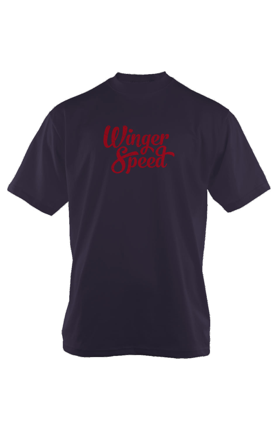 Winger Speed 90s Throwback Oversized Heavyweight Tee Navy | Barn Garb Hockey Threads