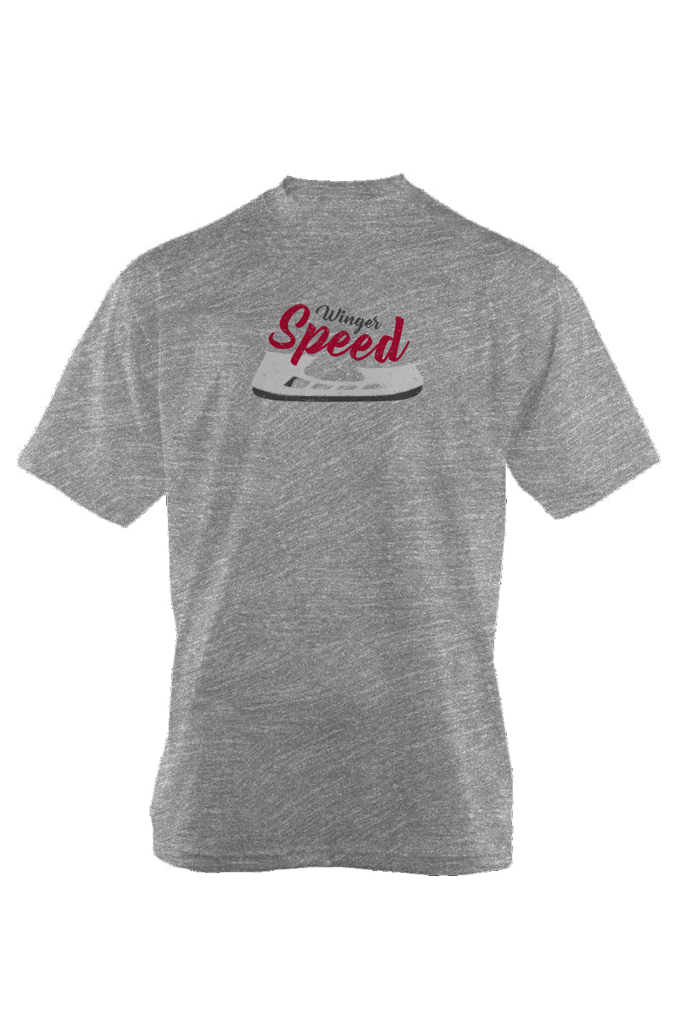Winger Speed Blade 90s Throwback Oversized Heavyweight Tee Grey | Barn Garb Hockey Threads