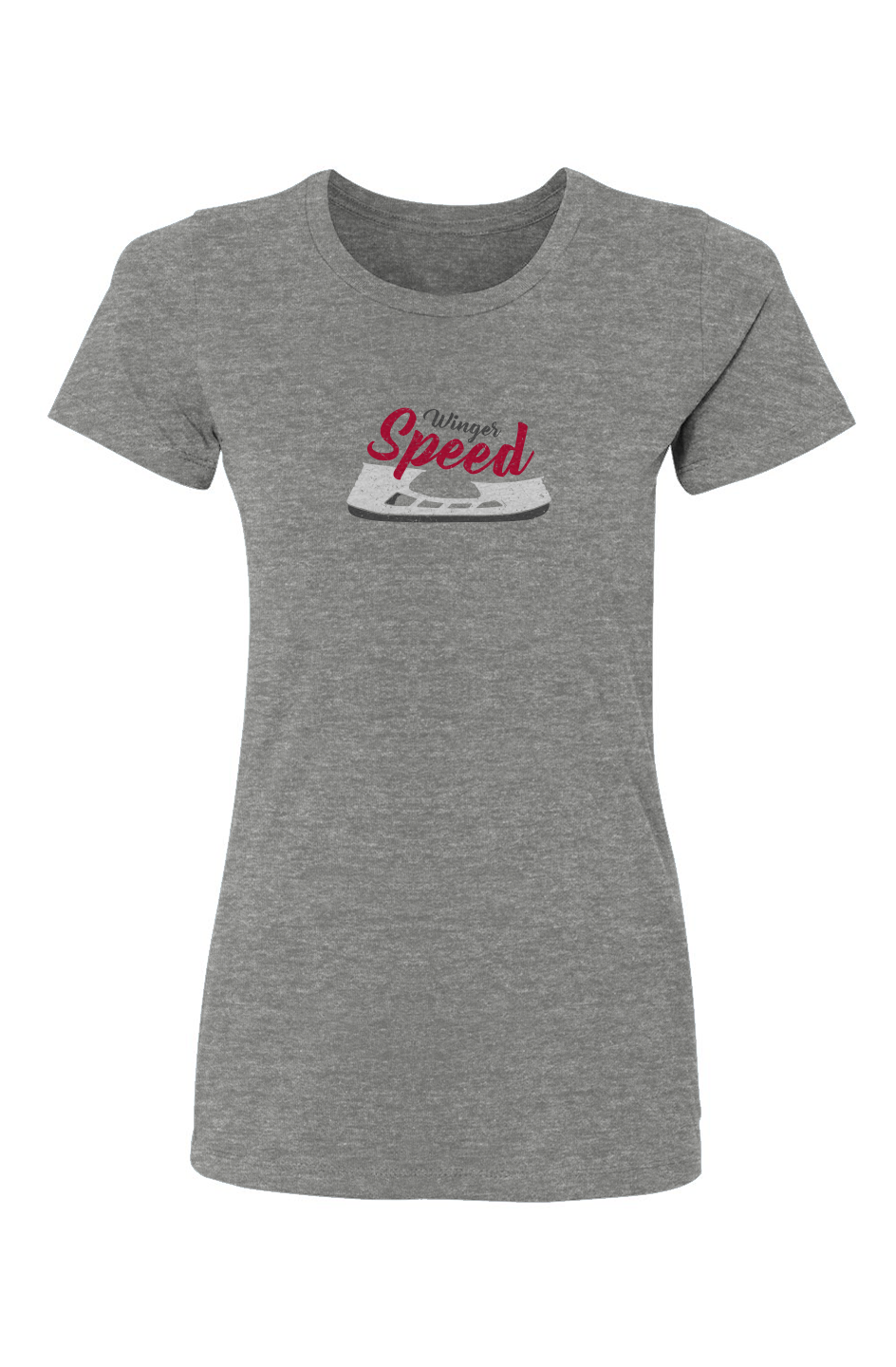 Winger Speed Blade Barn Babe Tee Grey | Barn Garb Hockey Threads