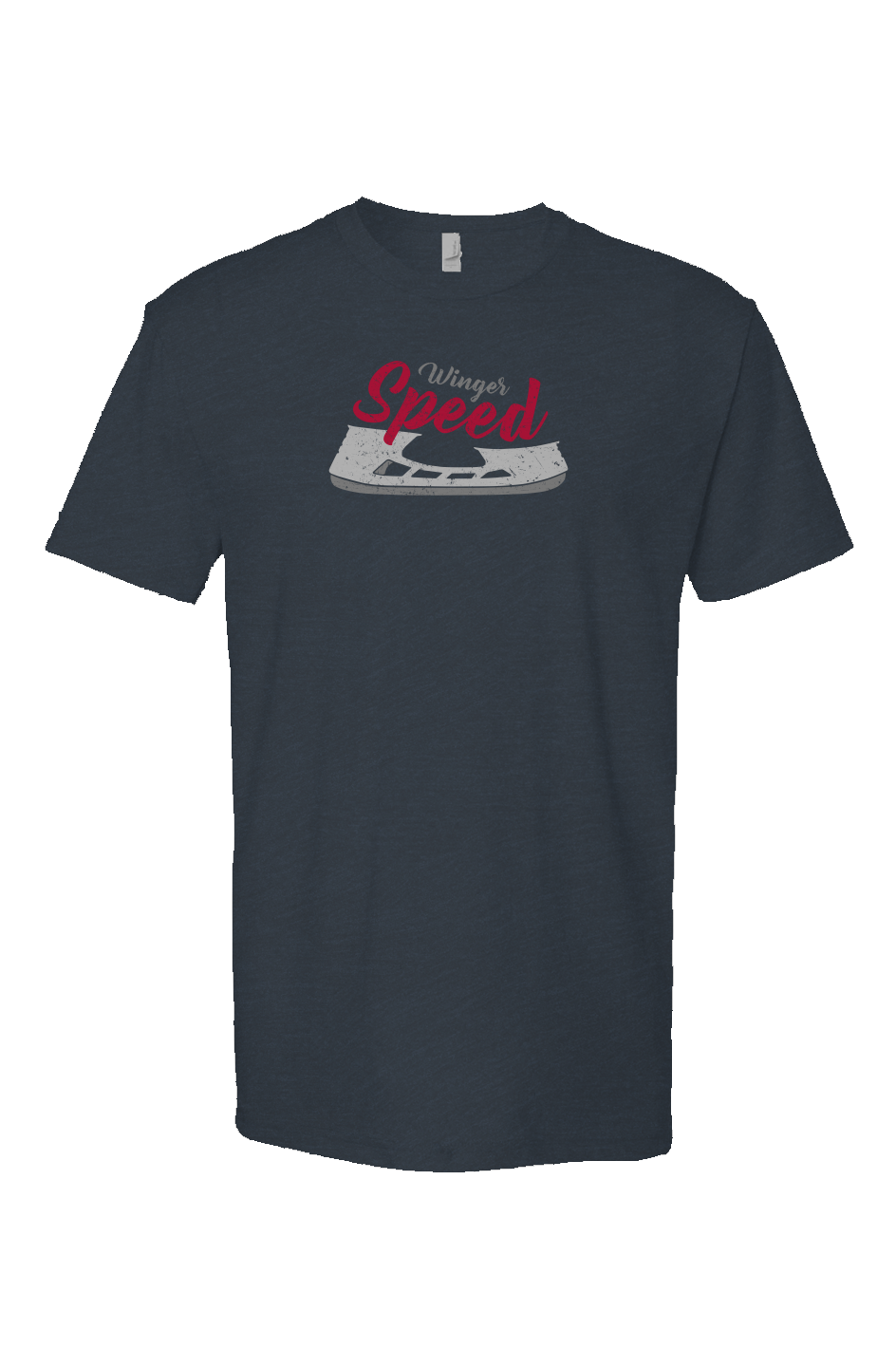 Winger Speed Blade Breakaway Performance Tee Navy | Barn Garb Hockey Threads