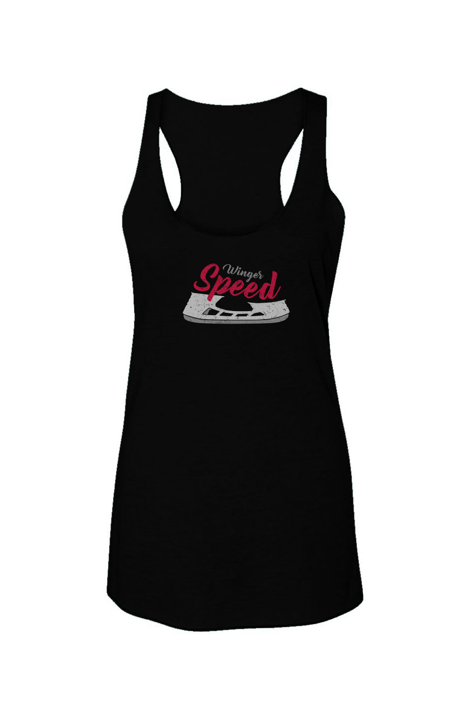 Winger Speed Blade Racerback Barn Tank Black | Barn Garb Hockey Threads