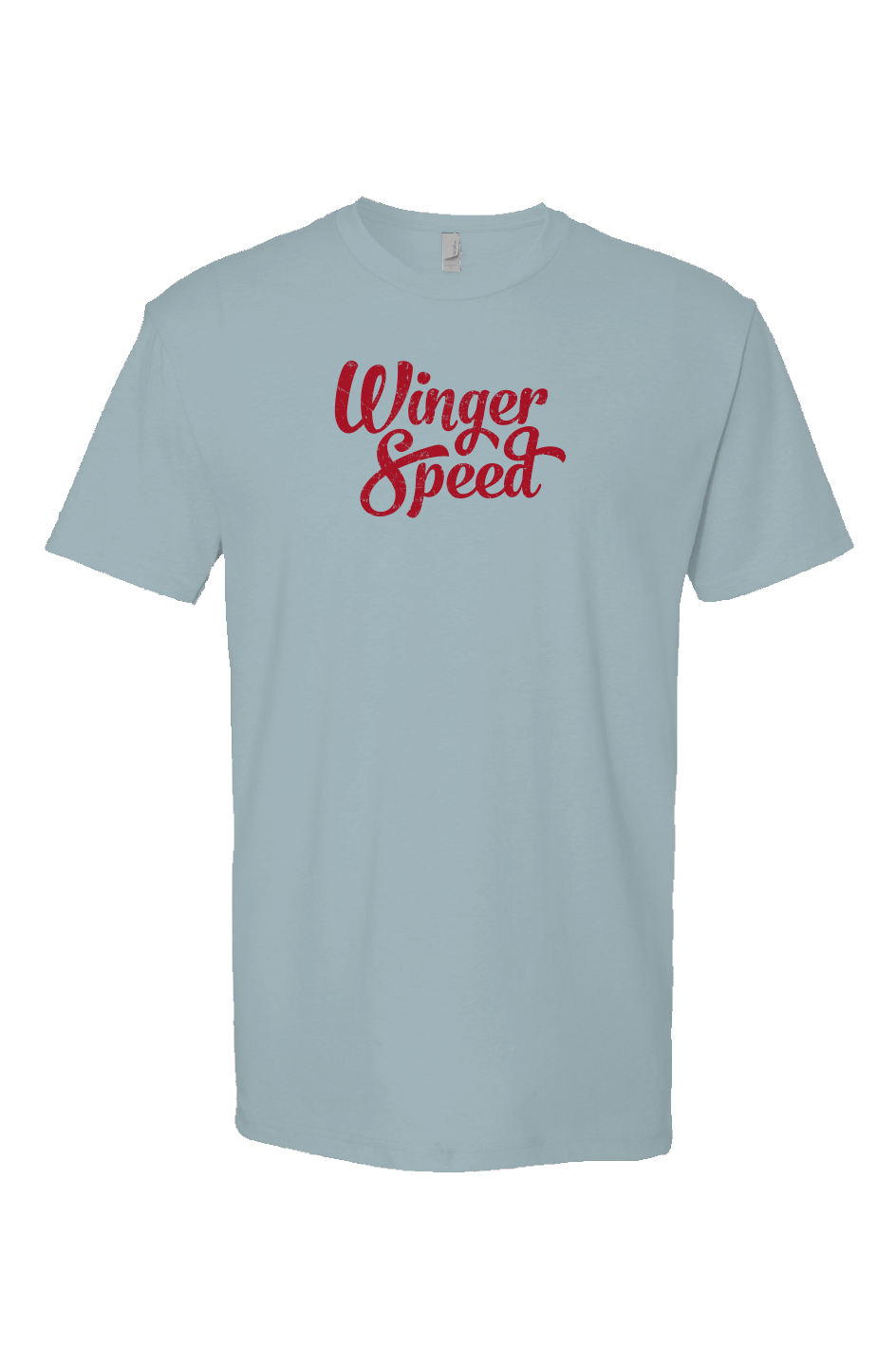 Winger Speed Breakaway Performance Tee Blue | Barn Garb Hockey Threads