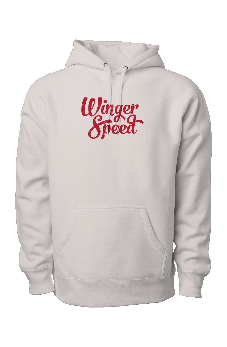 Winger Speed Legend Heavyweight Cross Grain Hoodie Bone | Barn Garb Hockey Threads