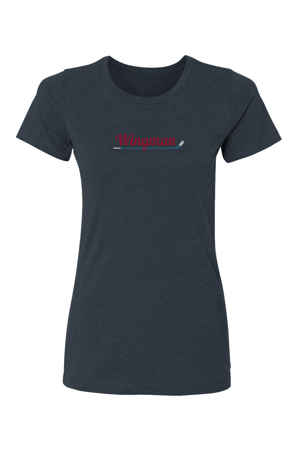Wingman Barn Babe Tee Navy | Barn Garb Hockey Threads