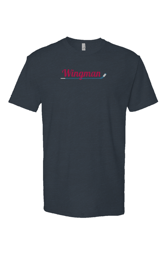 Wingman Breakaway Performance Tee Navy | Barn Garb Hockey Threads
