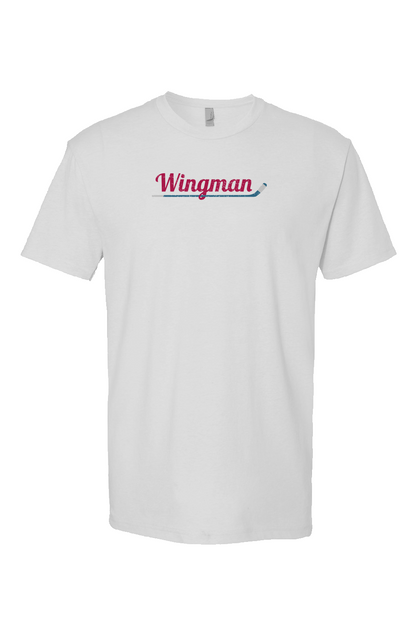 Wingman Breakaway Performance Tee White | Barn Garb Hockey Threads