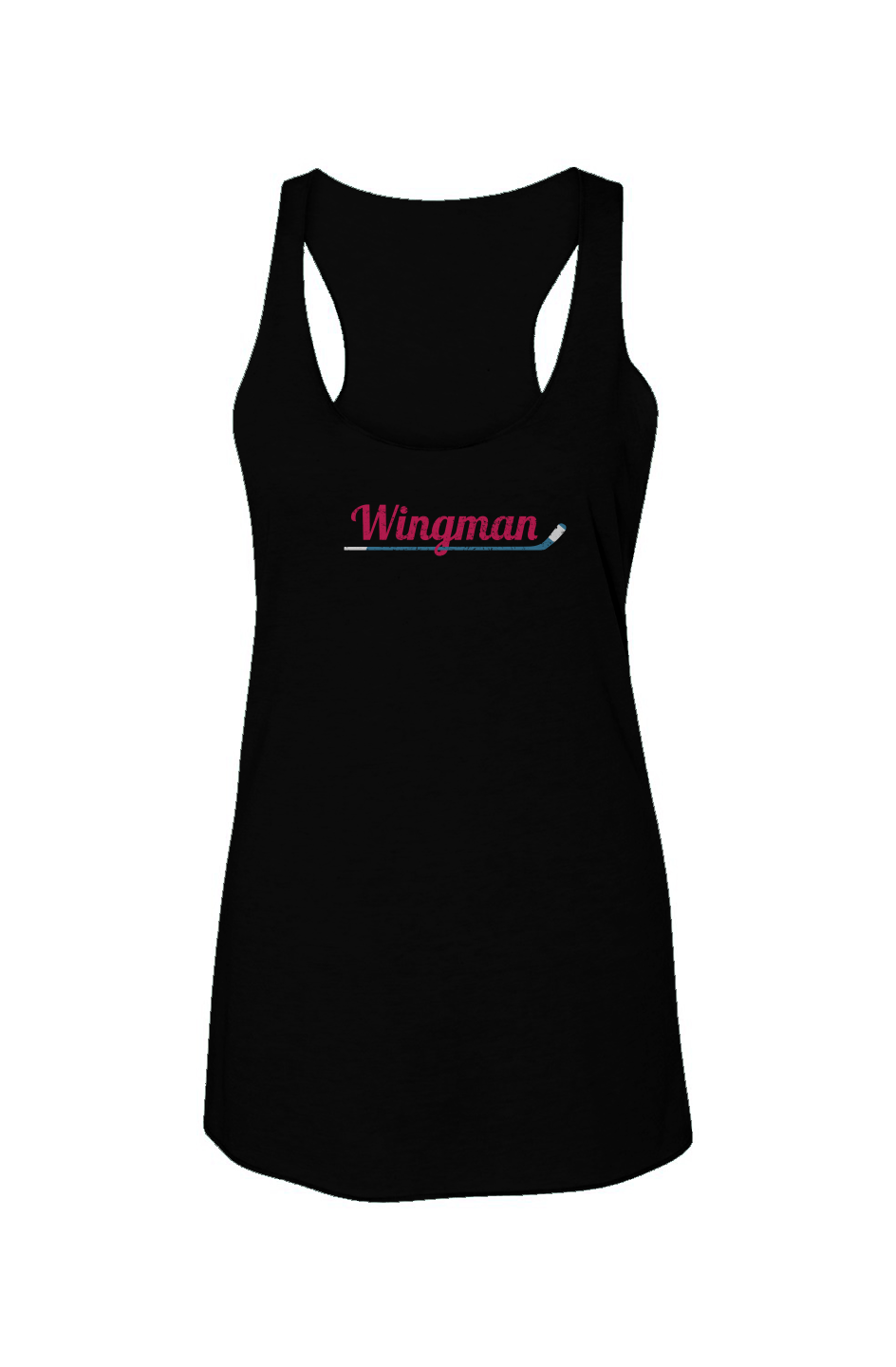 Wingman Racerback Barn Tank Black | Barn Garb Hockey Threads