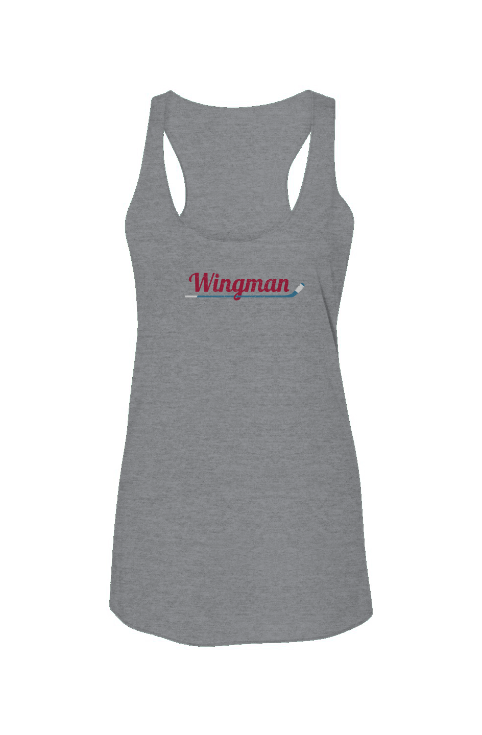 Wingman Racerback Barn Tank Grey | Barn Garb Hockey Threads