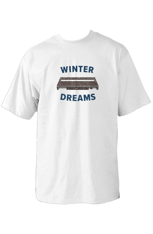 Winter Dreams 90s Throwback Tee White | Barn Garb Hockey Threads