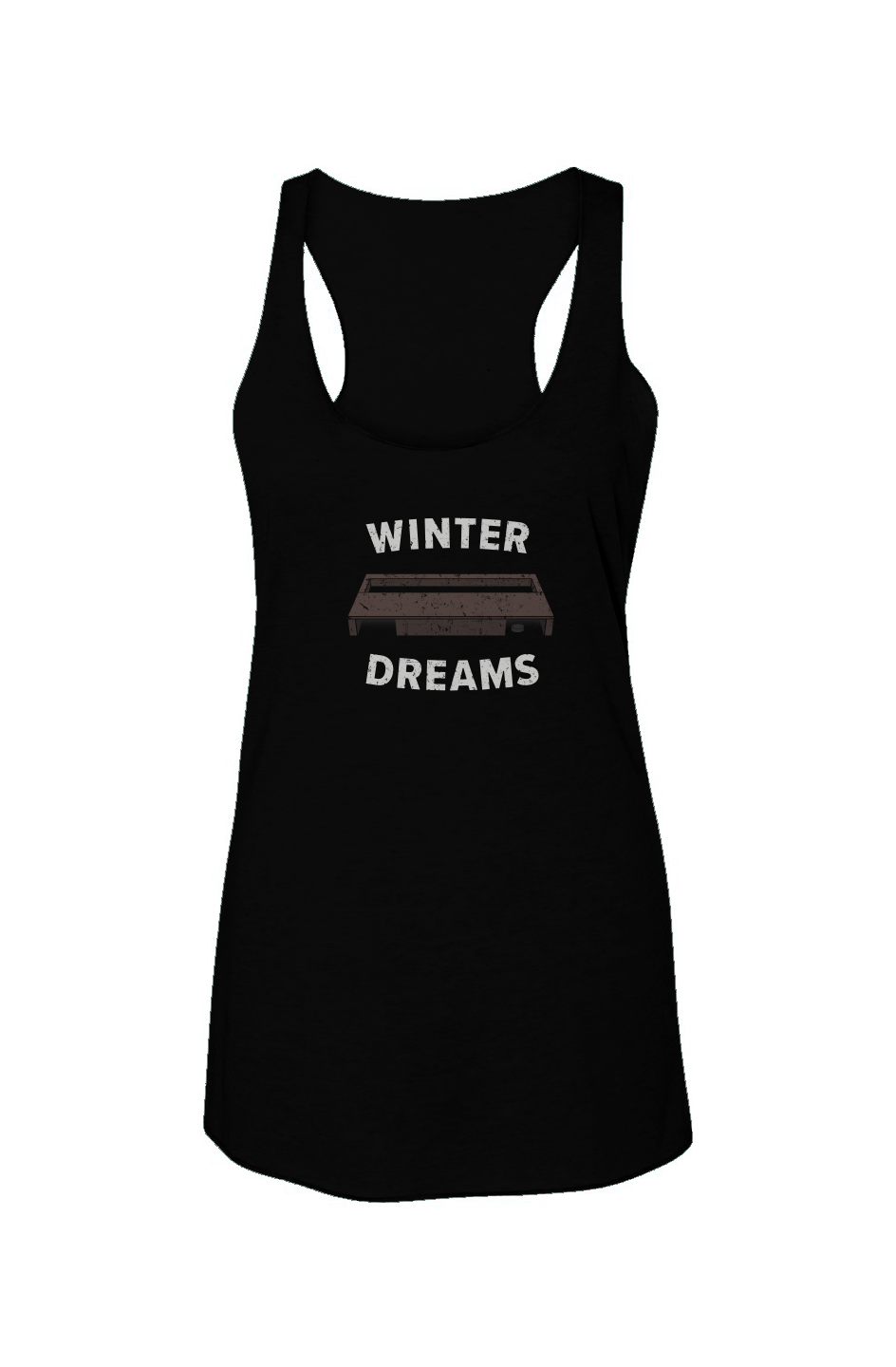 Winter Dreams Racerback Barn Tank Black | Barn Garb Hockey Threads