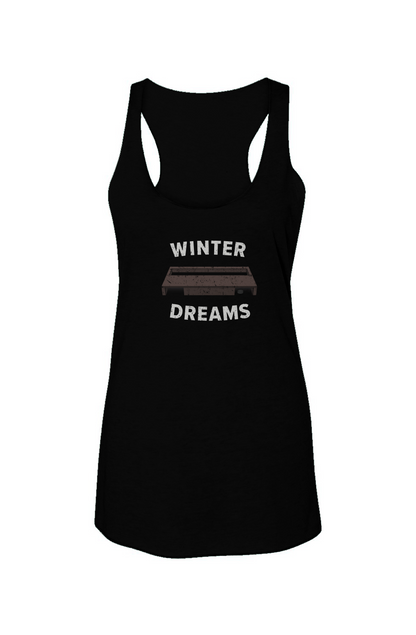 Winter Dreams Racerback Barn Tank Black | Barn Garb Hockey Threads