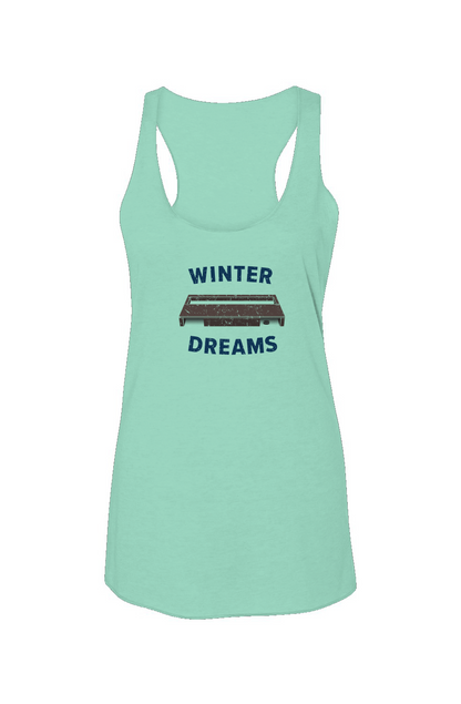 Winter Dreams Racerback Barn Tank Mint | Barn Garb Hockey Threads