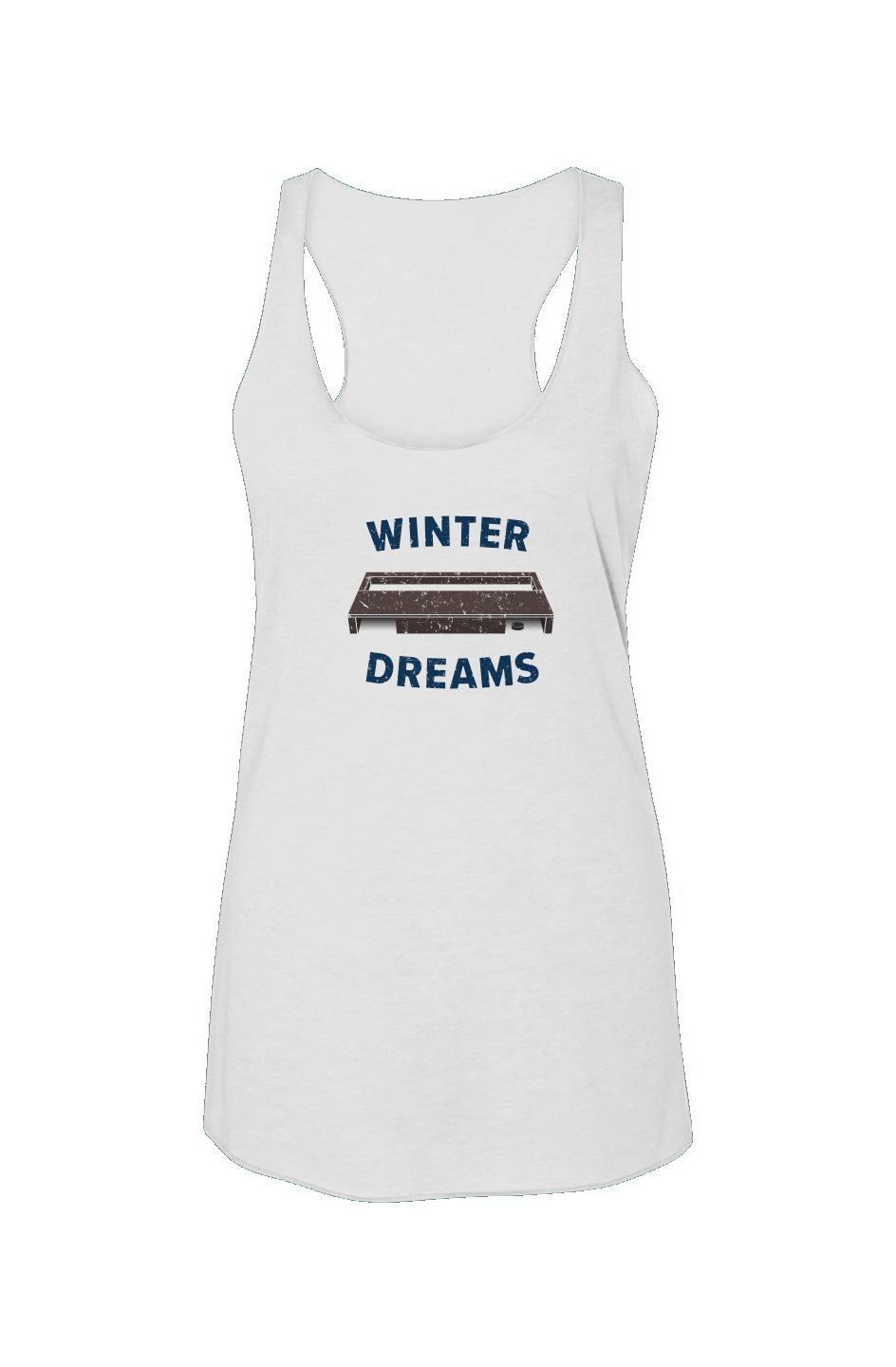 Winter Dreams Racerback Barn Tank White | Barn Garb Hockey Threads