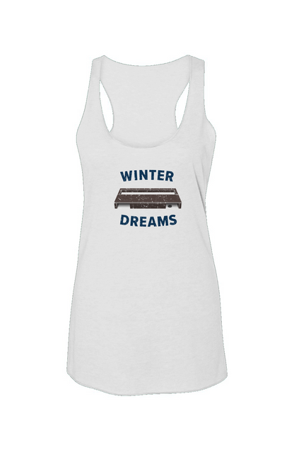 Winter Dreams Racerback Barn Tank White | Barn Garb Hockey Threads