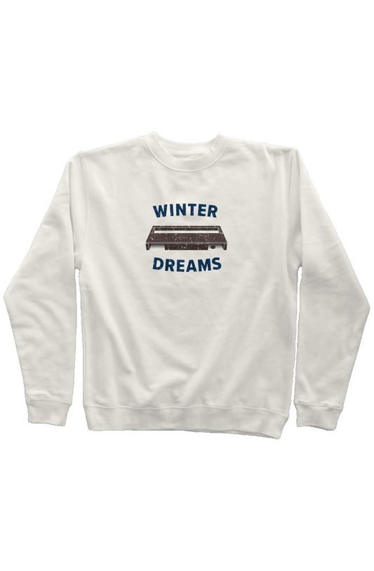 Winter Dreams Rinkside Crewneck Sweatshirt Bone | Barn Garb Hockey Threads