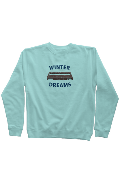 Winter Dreams Rinkside Crewneck Sweatshirt Mint | Barn Garb Hockey Threads