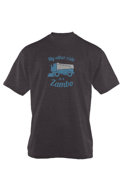 Zambo 90s Throwback Tee Charcoal | Barn Garb Hockey Threads