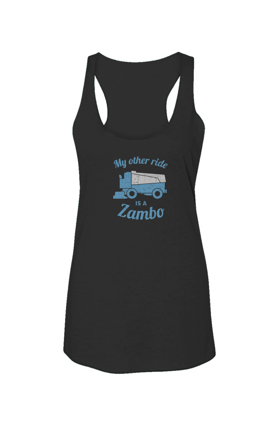 Zambo Racerback Barn Tank Charcoal | Barn Garb Hockey Threads