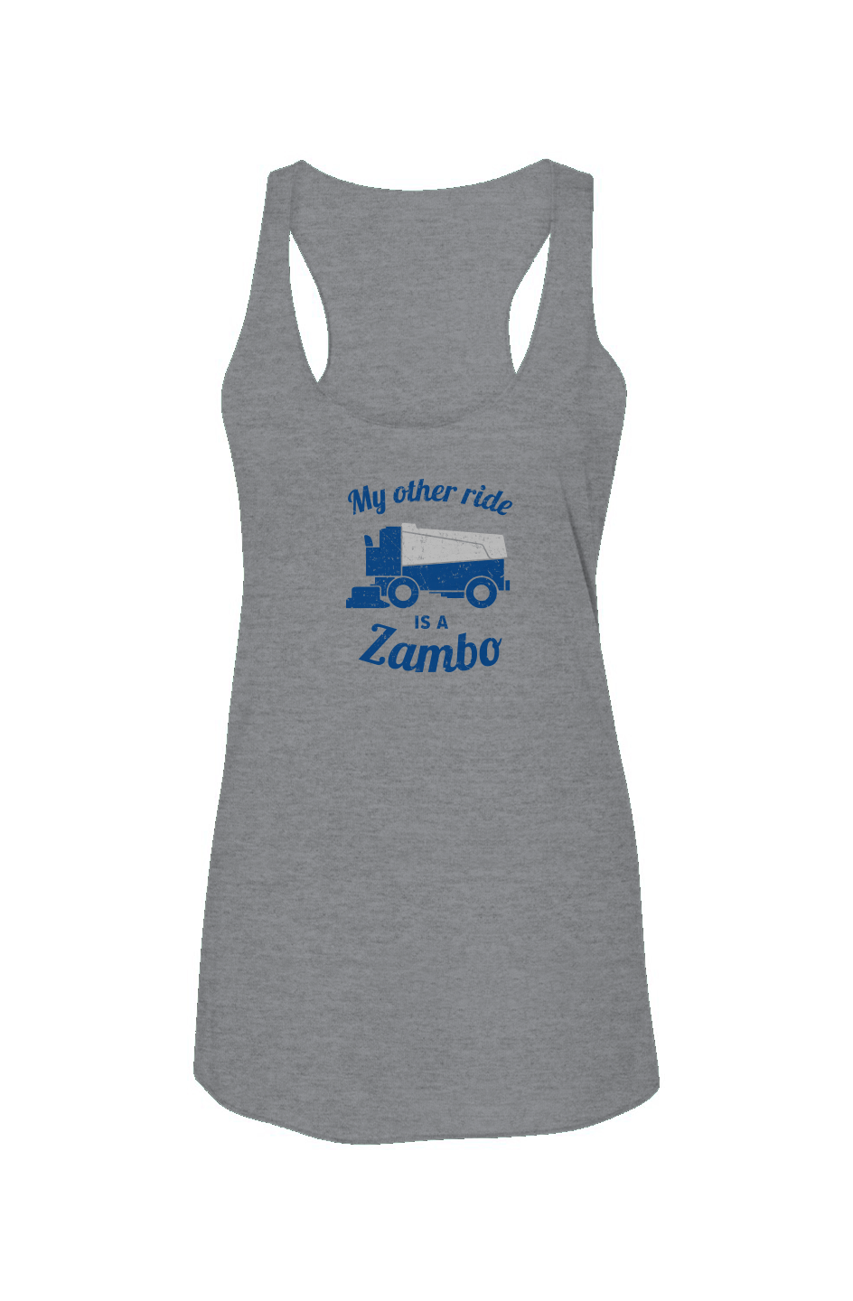 Zambo Racerback Barn Tank Heather Grey | Barn Garb Hockey Threads