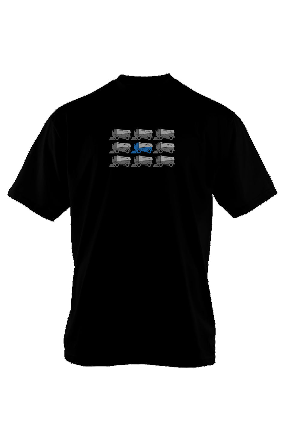 Zamboni Nation 90s Throwback Oversized Heavyweight Tee Black | Barn Garb Hockey Threads