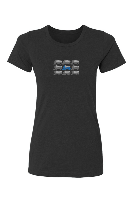 Zamboni Nation Barn Babe Tee Black | Barn Garb Hockey Threads
