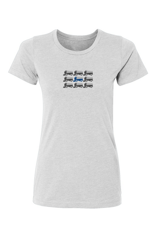 Zamboni Nation Barn Babe Tee White | Barn Garb Hockey Threads