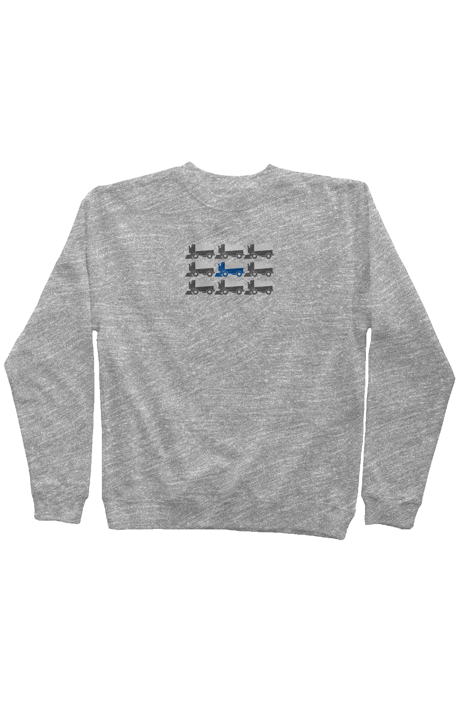 Zamboni Nation Rinkside Crewneck Sweatshirt Grey | Barn Garb Hockey Threads
