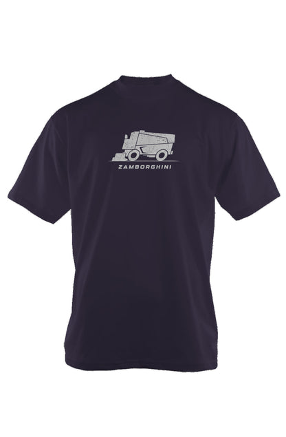 Zamborghini 90s Throwback Oversized Heavyweight Tee Navy Blue | Barn Garb Hockey Threads