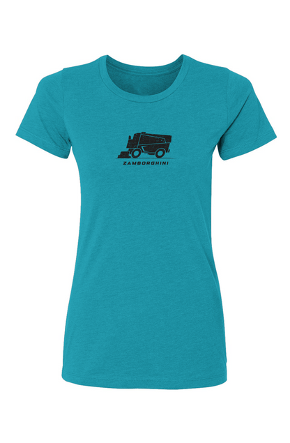 Zamborghini Barn Babe Tee Blue | Barn Garb Hockey Threads