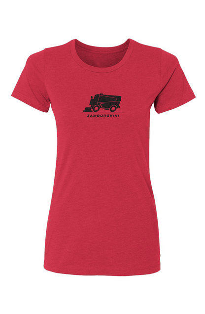 Zamborghini Barn Babe Tee Red | Barn Garb Hockey Threads